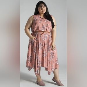 Pink Floral Button-down Dress - Torrid 3